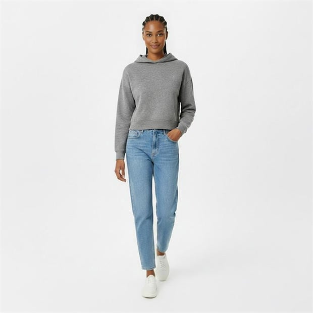 Charcoal Marl - Jack Wills - Women's Knitted Hoodie