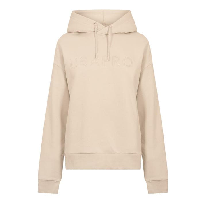 Usa Pro Women's White Classic Logo Hoodie in Size 14, Sports Direct