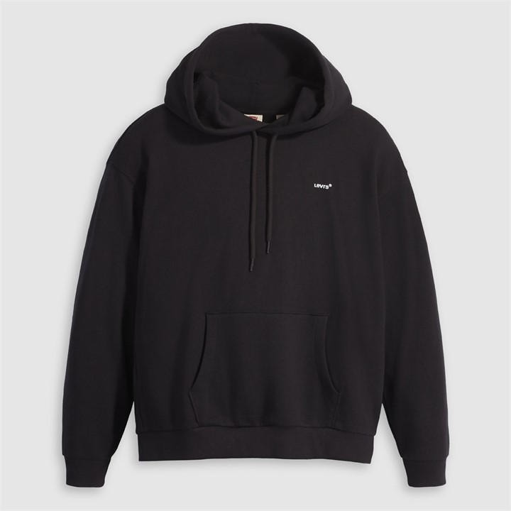 Levis Women's Black Everyday Hoodie Anthracite Nig in Size 14, Sports Direct