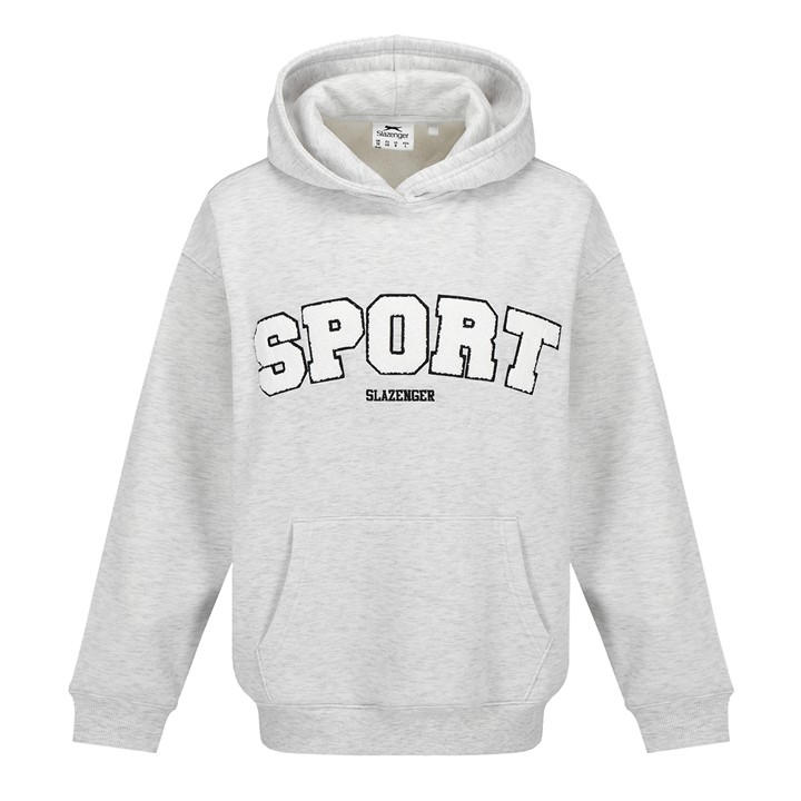 Slazenger Women's Grey Sport Hood in Size 10, Sports Direct