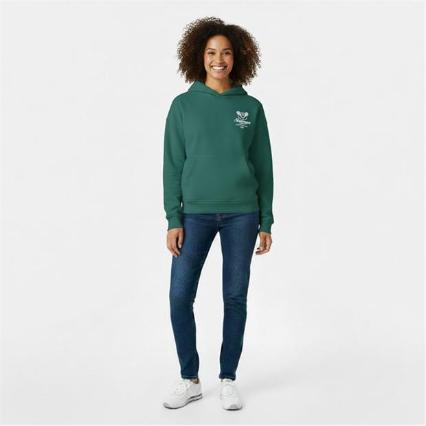 Zelená - Slazenger - Women's Slaz Tennis Hoodie