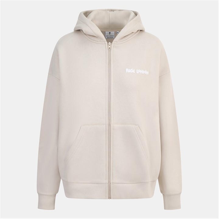 Rose London Women's Cream Authentic Hoodie in Size 10, Sports Direct