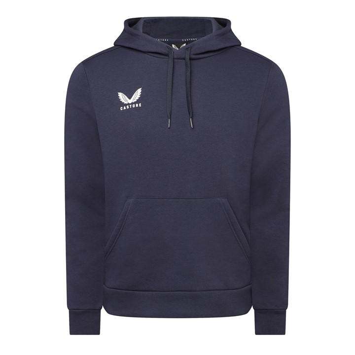 Castore Women's Blue Overhead Hoodie in Size 10, Sports Direct