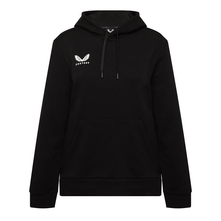 Castore Women's Black Overhead Hoodie in Size 10, Sports Direct