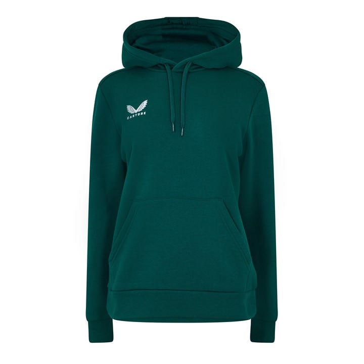 Castore Women's Green Overhead Hoodie in Size 10, Sports Direct