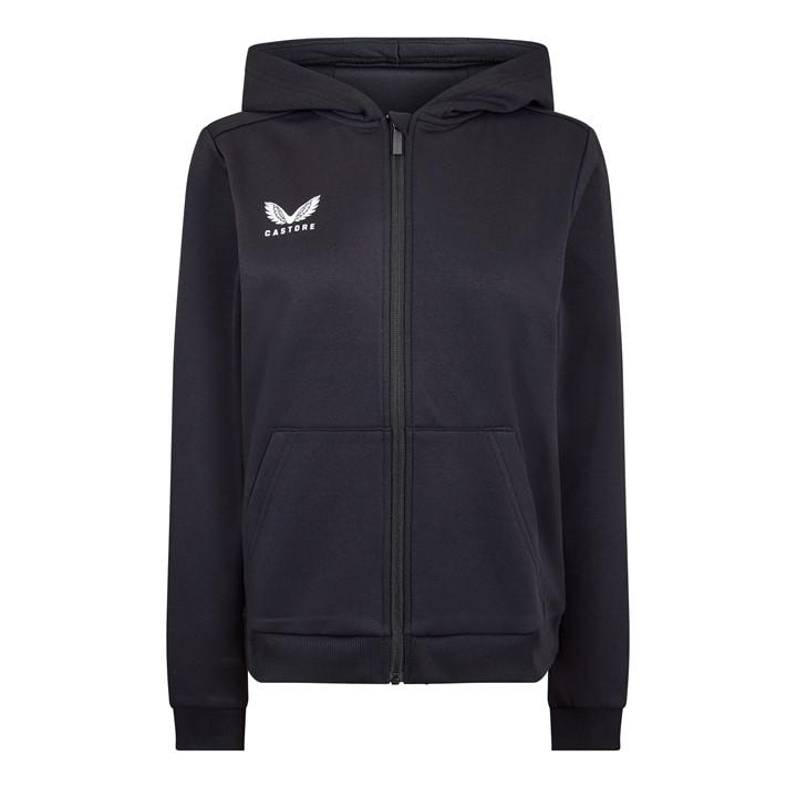 Castore Women's Black Overhead Hoodie in Size 16, Sports Direct