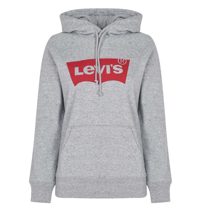 Levis Women's Grey Batwing Oth Hoodie in Size 6, Sports Direct