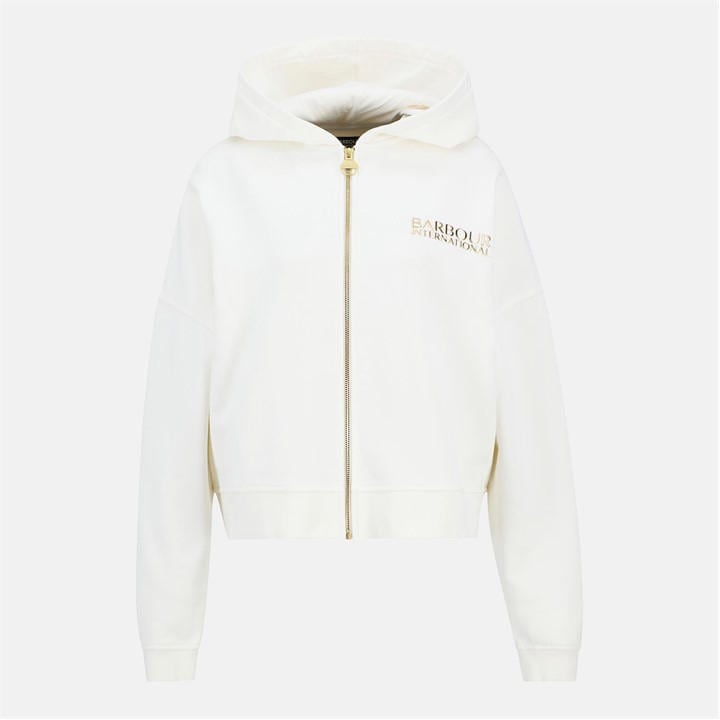 International  Women's  Lana Zip-Up Hoodie, Football by BARBOUR  in Size 10, Sports Direct