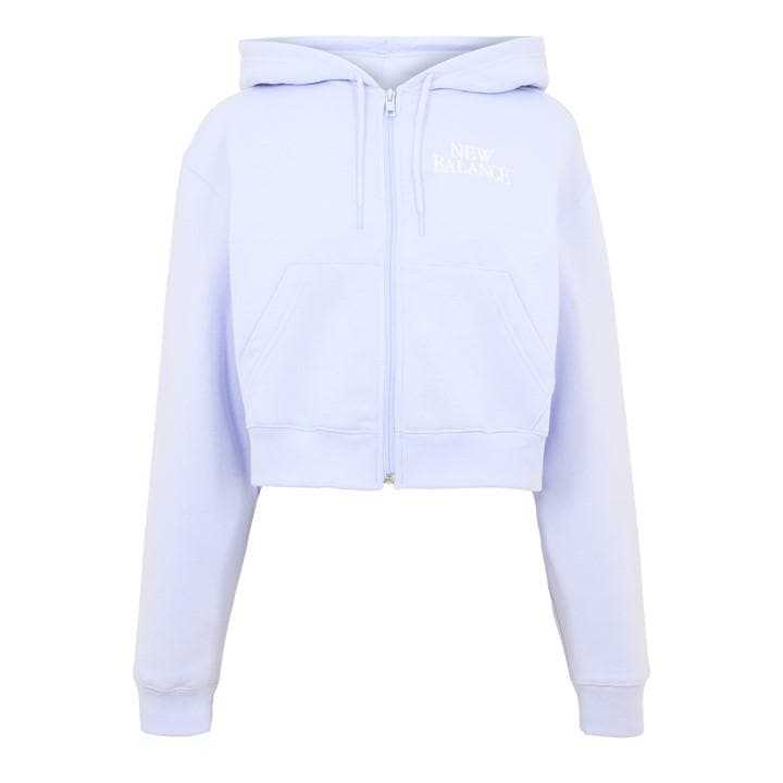 New Balance Women's Purple Trackside Zip Hoodie in Size 10, Sports Direct