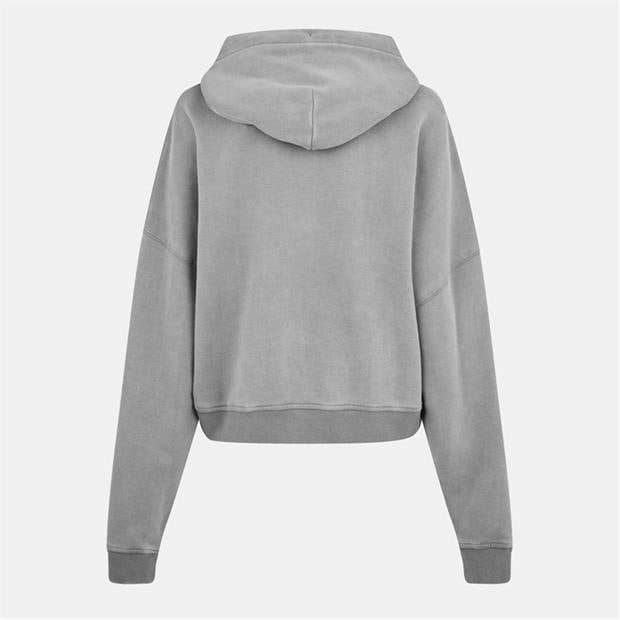 Grey Washed - Jack Wills - Women's JW Washed Zip Hoodie