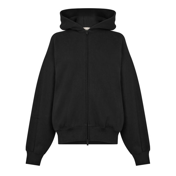 Fear Of God Essentials Women's Black Zip Hoodie in Size 18, Sports Direct