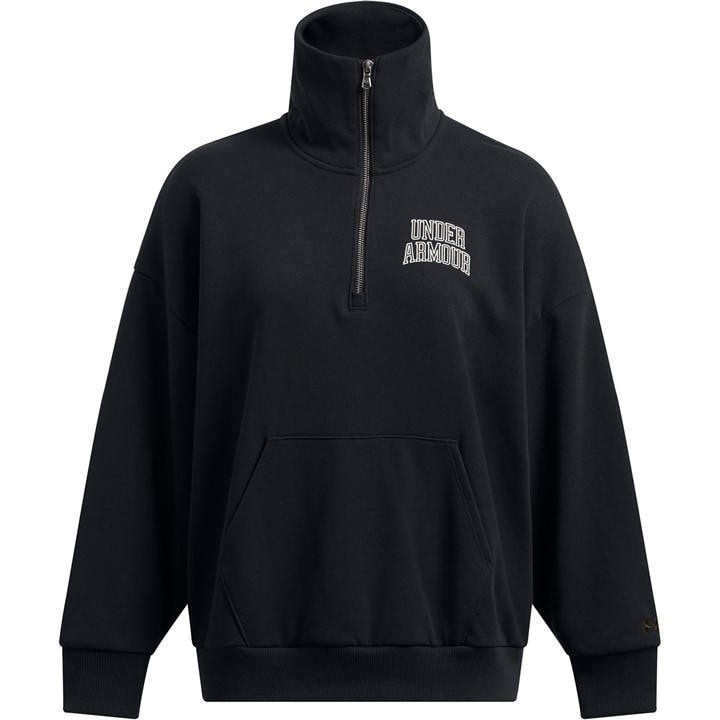 Under Armour Women's Black Icon Zip Hoodie in Size 8, Sports Direct