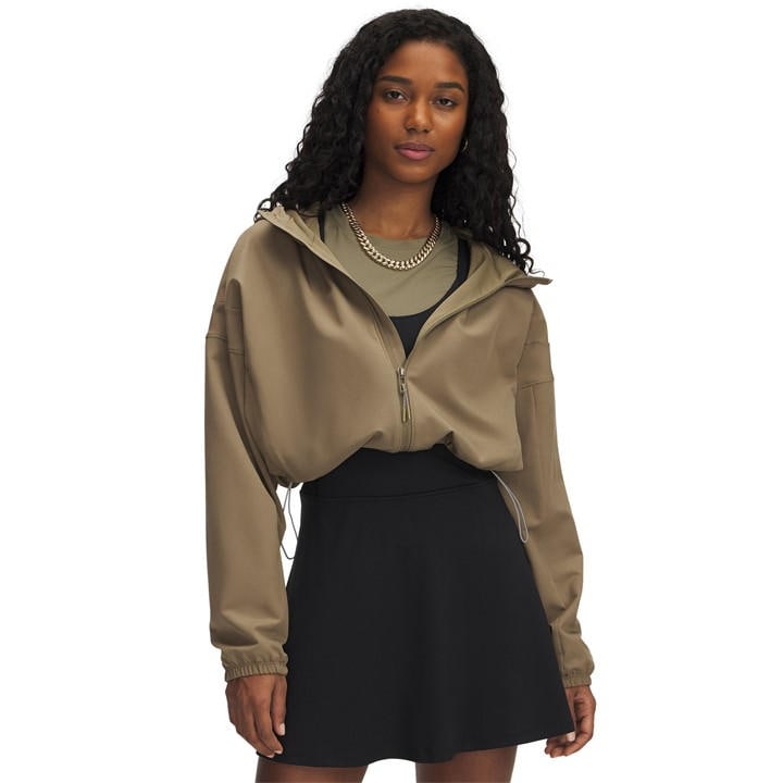 Under Armour Women's Brown Zip Hoodie in Size 8, Sports Direct