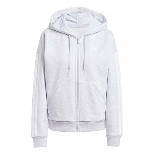 adidas - Essentials 3 Stripe Zip Track Hoodie Womens