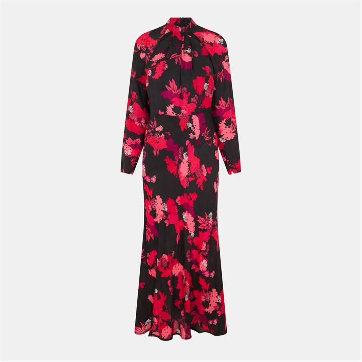 French Connection Women's Pink Chiara Tea Dress in Size 10, Sports Direct