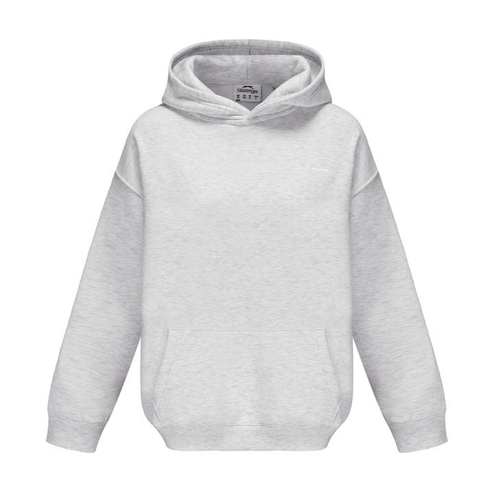 Slazenger Women's Grey Fleece Hoodie in Size 10, Sports Direct