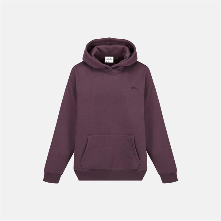 Slazenger Women's Purple Fleece Hoodie in Size 8, Sports Direct