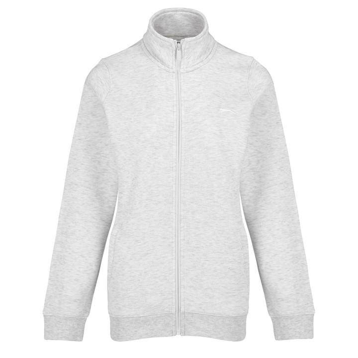 Slazenger Women's Grey Fitted Zip Through Jacket in Size 14, Sports Direct