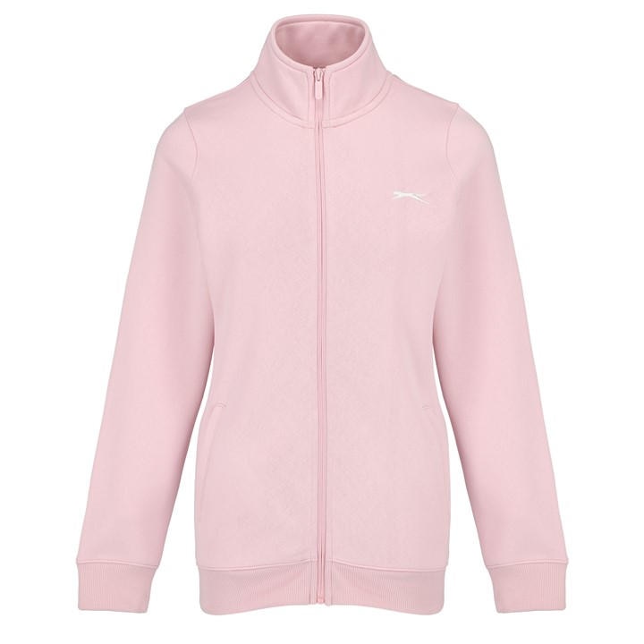Slazenger Women's Pink Fitted Zip Through Jacket in Size 14, Sports Direct