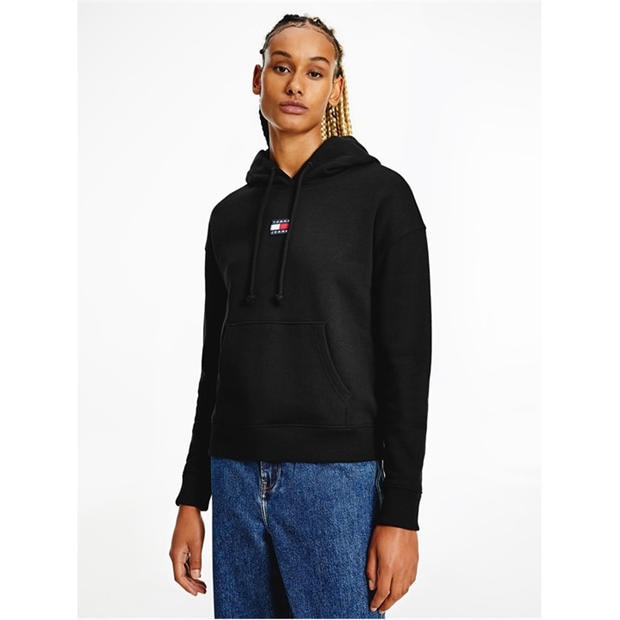 Melns BDS - Tommy Jeans - Badge Hoodie
