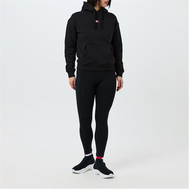Melns BDS - Tommy Jeans - Badge Hoodie