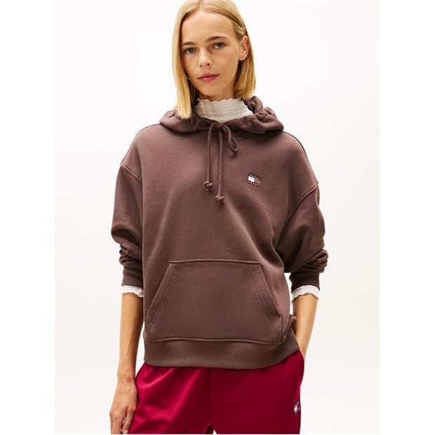 Black Walnut - Tommy Jeans - Badge Hoodie