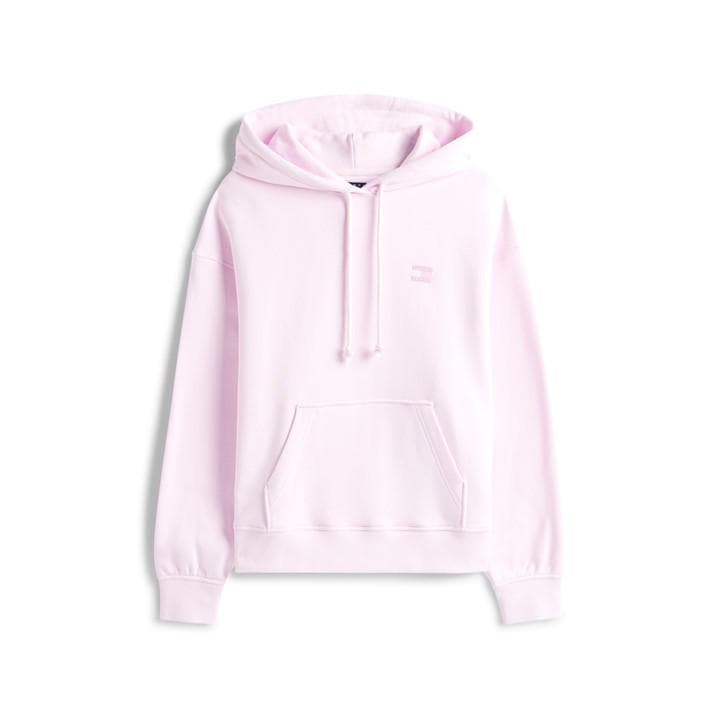 Tommy Jeans Women's Pink Badge Hoodie in Size 12, Sports Direct
