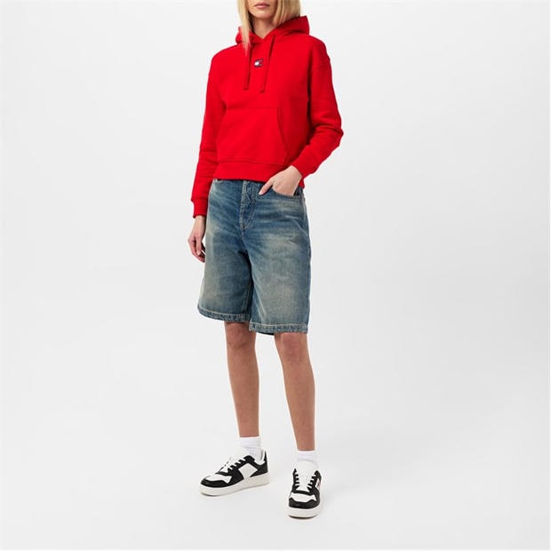Sarkanais XNL - Tommy Jeans - Badge Hoodie