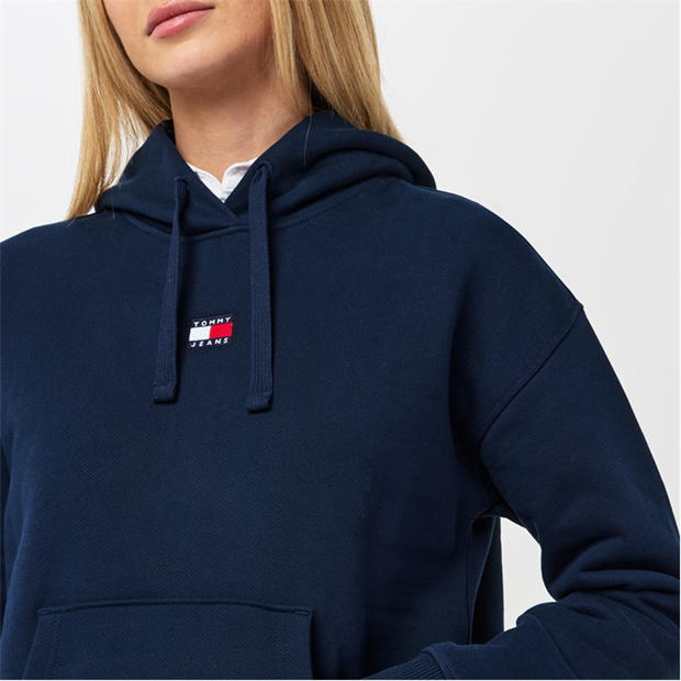 TWILGHT NVY C87 - Tommy Jeans - Badge Hoodie