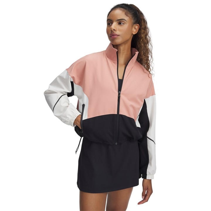Under Armour Women's Pink Unstoppable Moisture-Managing Performance Training Jacket in Size 16, Sports Direct