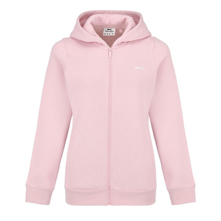 Slazenger Women's Pink Fitted Full Zip Hoodie in Size 16, Sports Direct