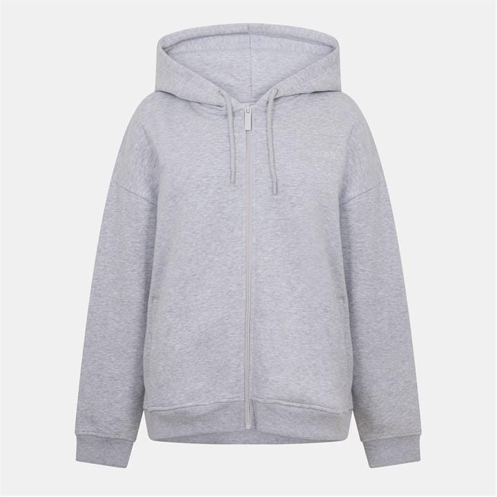 Usa Pro Women's Grey Oversized Hoodie in Size 8, Sports Direct