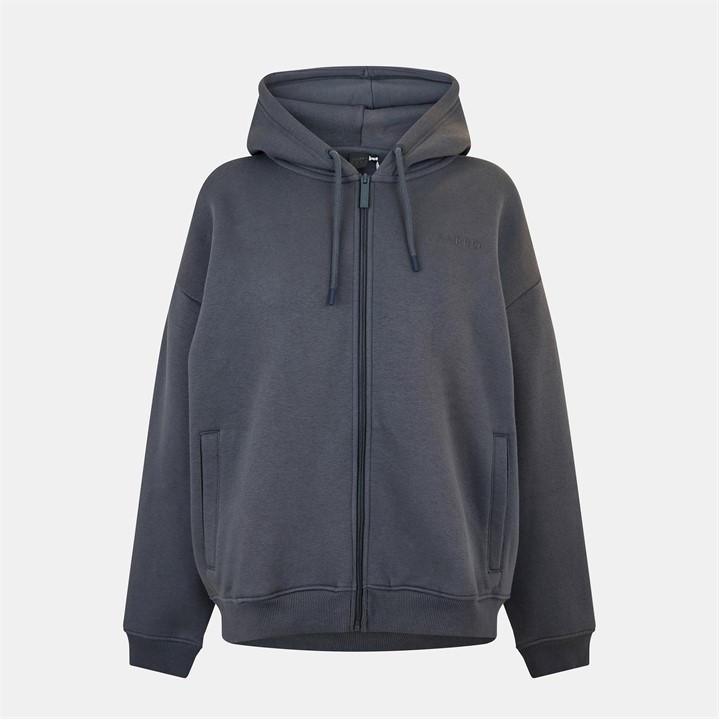 Usa Pro Women's Grey Oversized Hoodie in Size 6, Sports Direct