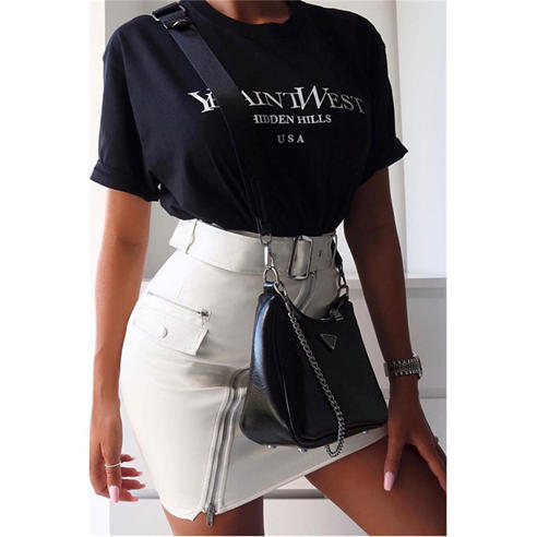 I Saw It First - ISAWITFIRST Ye Saint Slogan Oversized Tshirt
