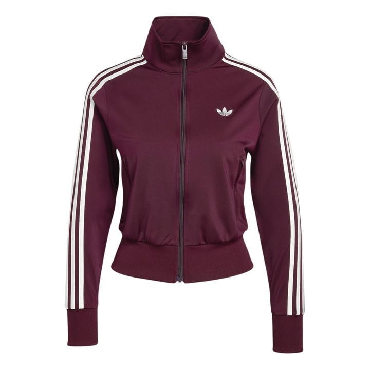 Adidas Originals Women's Red Firebird Classic Tracksuit Top in Size 8, Sports Direct