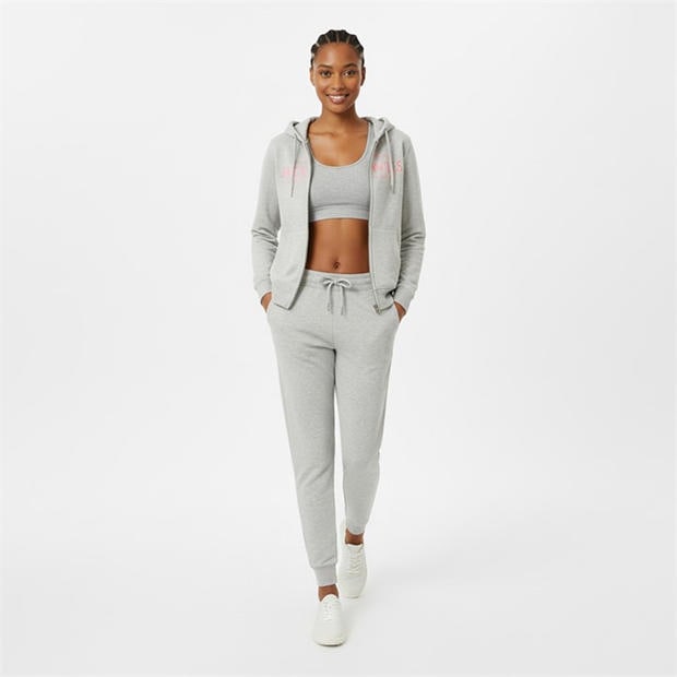 Grey marl - Jack Wills - Hunston Logo Zip Hoodie