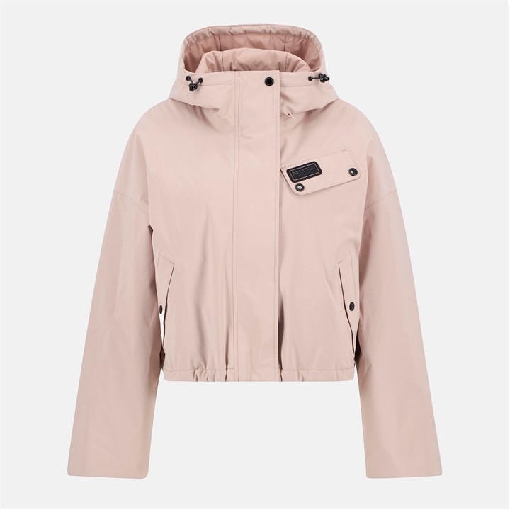International  Women's  Atlanta Cropped Waterproof Rain Anorak, Football by Barbour  in Size 18, Sports Direct