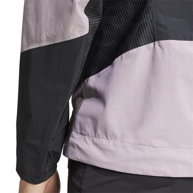 Лилаво - adidas - Women's Hybrid Waterproof Adjustable Rain Anorak