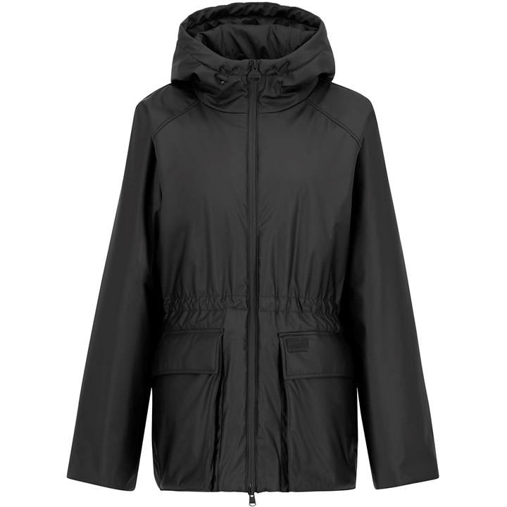 International  Women's  Jourdaine Water Resistant Hooded Rain Anorak, Football by Barbour  in Size 12, Sports Direct