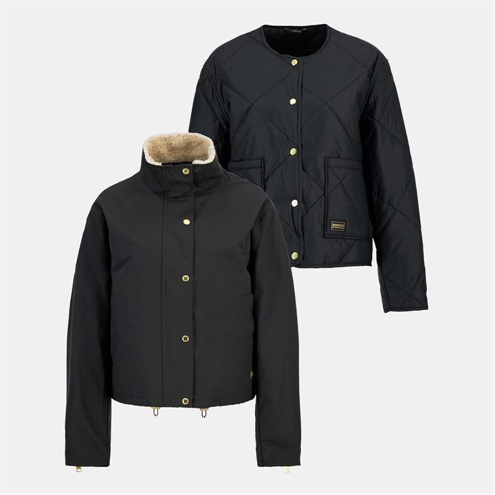 International  Women's  Luanda 3-In-1 Showerproof Long Sleeve Rain Anorak, Football by Barbour  in Size 14, Sports Direct