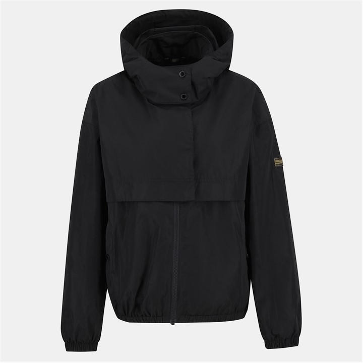 International  Women's  Lolita Showerproof Long Sleeve Concealed Hood Rain Anorak, Football by Barbour  in Size 12, Sports Direct