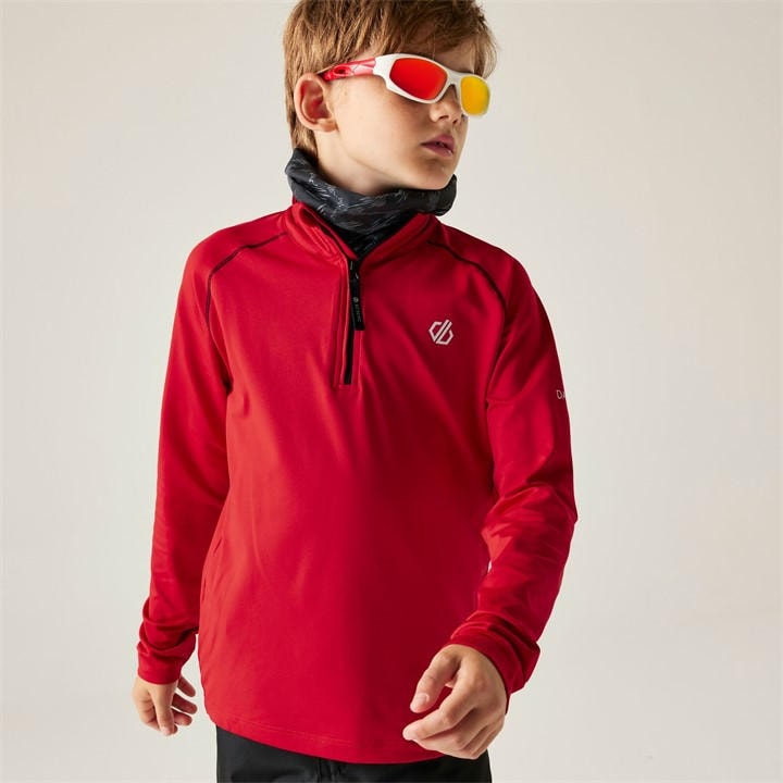 Dare 2B  Kids Red Consist Ii Core Stretch in Size 7 - 8 Years, Sports Direct