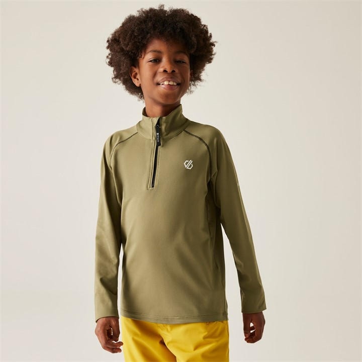 Dare 2B  Kids Green Consist Ii Core Stretch in Size 3 - 4 Years, Sports Direct