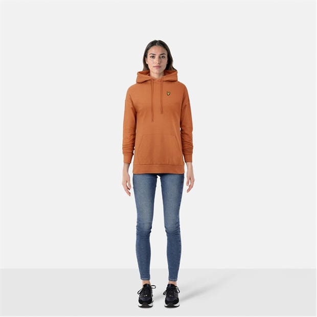 Pomarańczowa Rdza - Lyle and Scott - Women's Oversized Hoodie