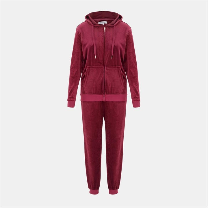 Miso Women's Purple Velour Tracksuit in Size 6, Sports Direct