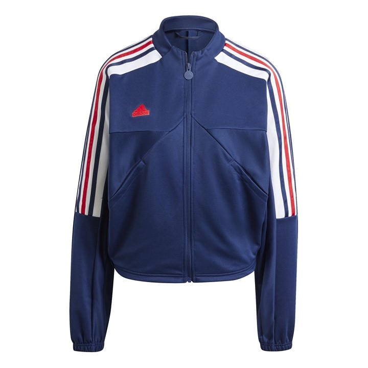 Adidas Women's Blue W Tiro Np Tt Tracksuit Top in Size L, Sports Direct