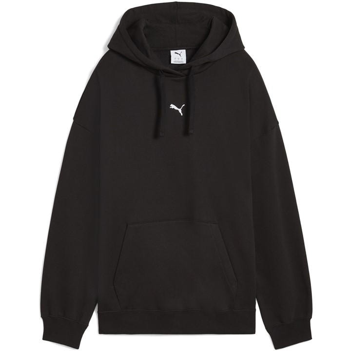 Puma Women's Black Essentials Oversized Hoodie in Size 8, Sports Direct