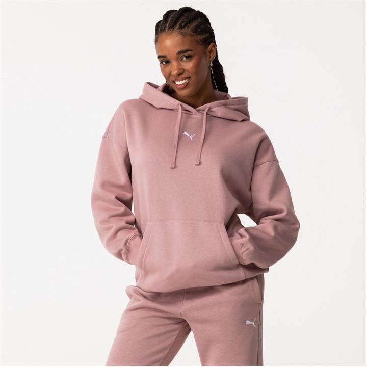 Puma Women's Pink Essentials Oversized Hoodie in Size 14, Sports Direct