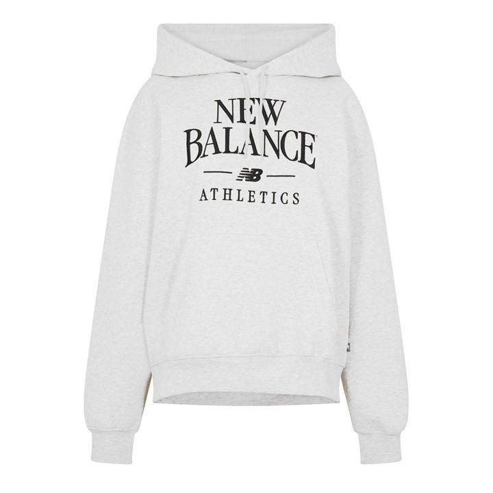 New Balance Women's Grey Trackside Pull Over Hoody in Size 10, Sports Direct