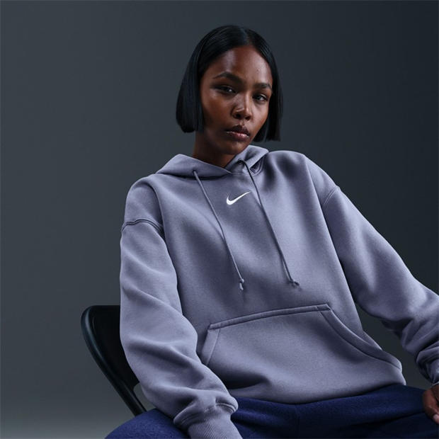 World Indigo - Nike - Sportswear Phoenix Fleece Women's Over-Oversized Pullover Hoodie